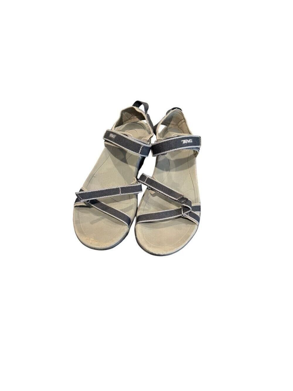 Teva Women's Verra Sandals Black Grey Strap Hiking Water Shoes sz 9